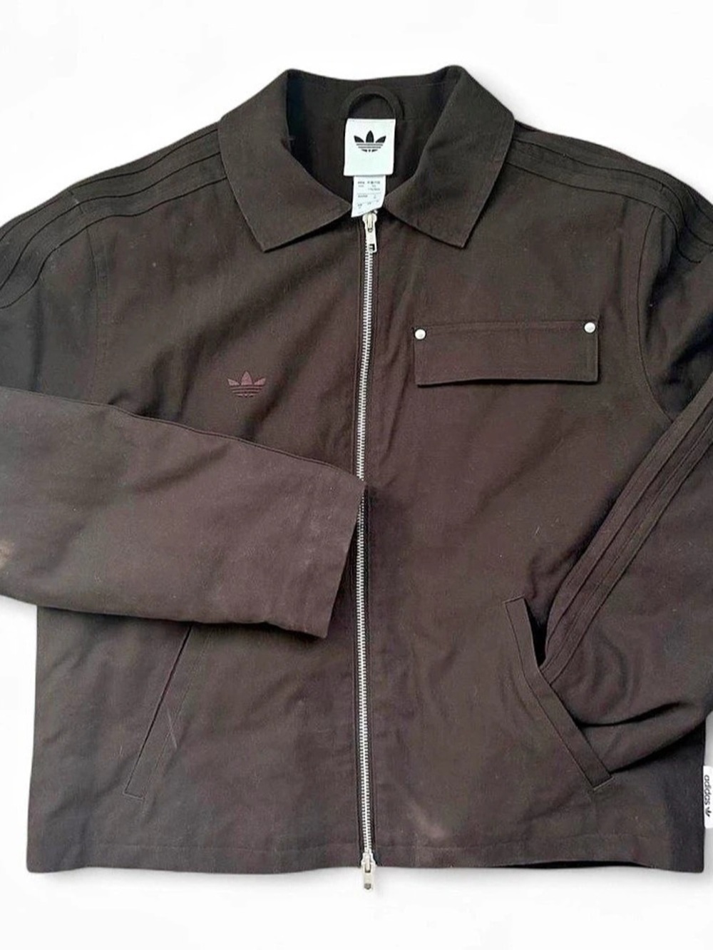 adidas Originals Workwear Canvas Jacket Brown XS